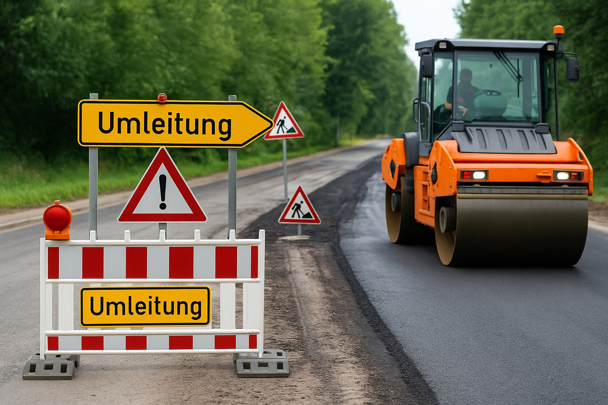 Verkehrsbeschränkungen auf der Leveringhauser Straße ab 4. August